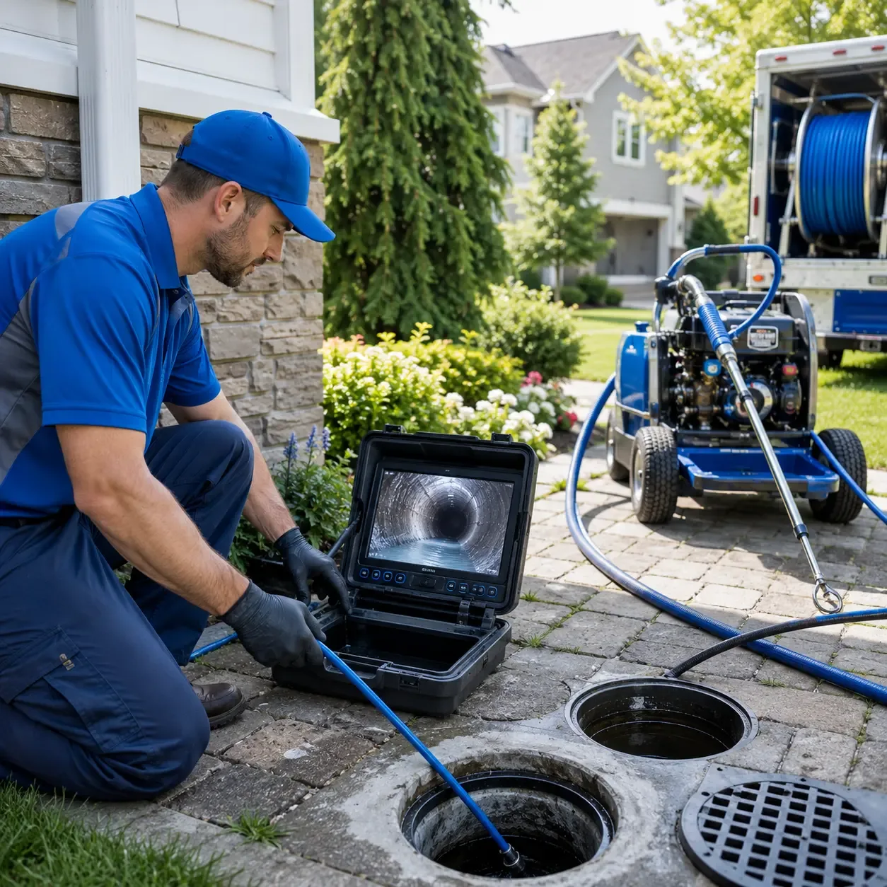 Outdoor drain cleaning professionals serving Cyril, OK